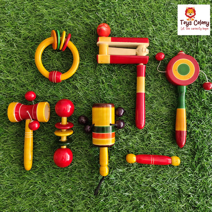 Wooden Rattles Combo Pack - 2