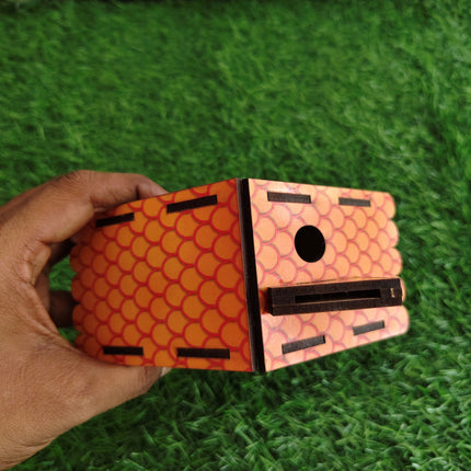 Wooden House-Shape Money Saving Bank | Coin Bank for Kids & Adults